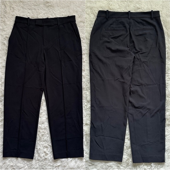 Madewell Trousers The Petite Fairbanks Pant Dress Pants Black P8 NWT New - Picture 5 of 12